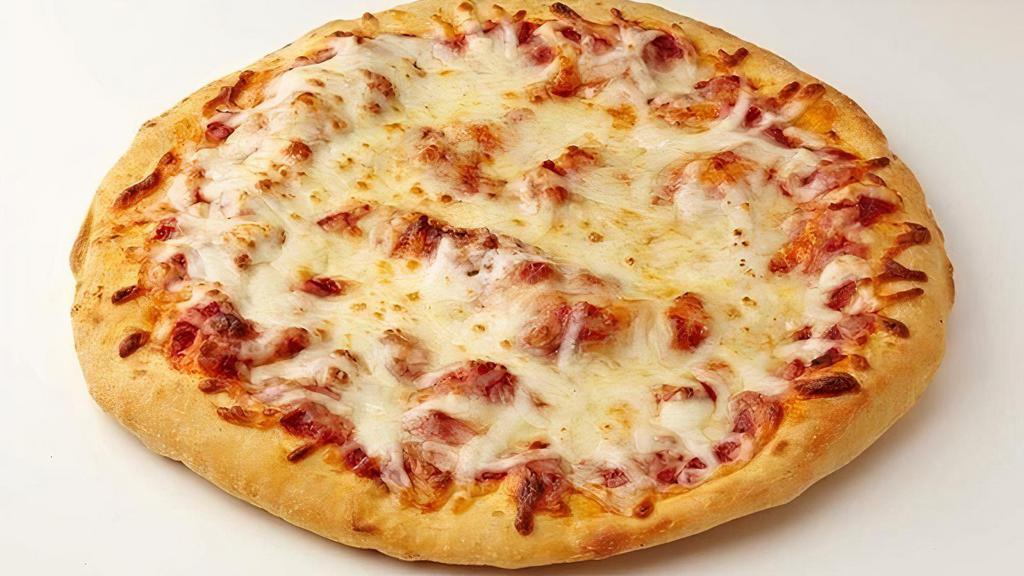Kids Cheese Pizza · Cheesy, gooey, goodness
