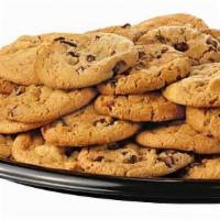 Chocolate Chip Cookie Platter (Half Doz) · Top off your meal with these fresh baked treats. Half a dozen house baked chocolate chip coo...