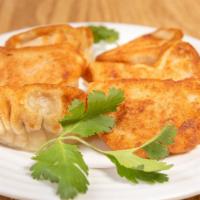 3. Pot Stickers (6) · Pan fried or steamed.