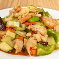 2. Kung Pao Combo · Spicy. Combo has shrimp, chicken, and beef.