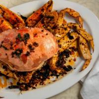 Chili Crab · Deep fried, sauteed with chili peppers and chili oil