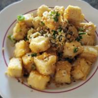 Peppercorn Tofu · Salty and peppery