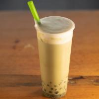 Cheese Cream Boba Matcha Latte · Cheese cream tea. The sweet & fluffy cheese cream cap is rich and fragrant, and the matcha l...