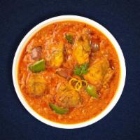 Karahi Chicken · Boneless Chicken cooked in deep wok with fresh tomatoes and spices