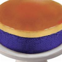 Ube Flan · Rich moist ube chiffon cake topped with delicious creamy leche flan