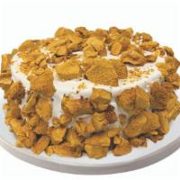 Honeycomb Crunch · Honeycomb Crunch. Light chiffon cake with buttercream icing and crunch honeycomb candy.