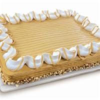 Yema Caramel Dedication Cake · Yema Caramel in quarter sheet size. Personalize this cake with your own special message!