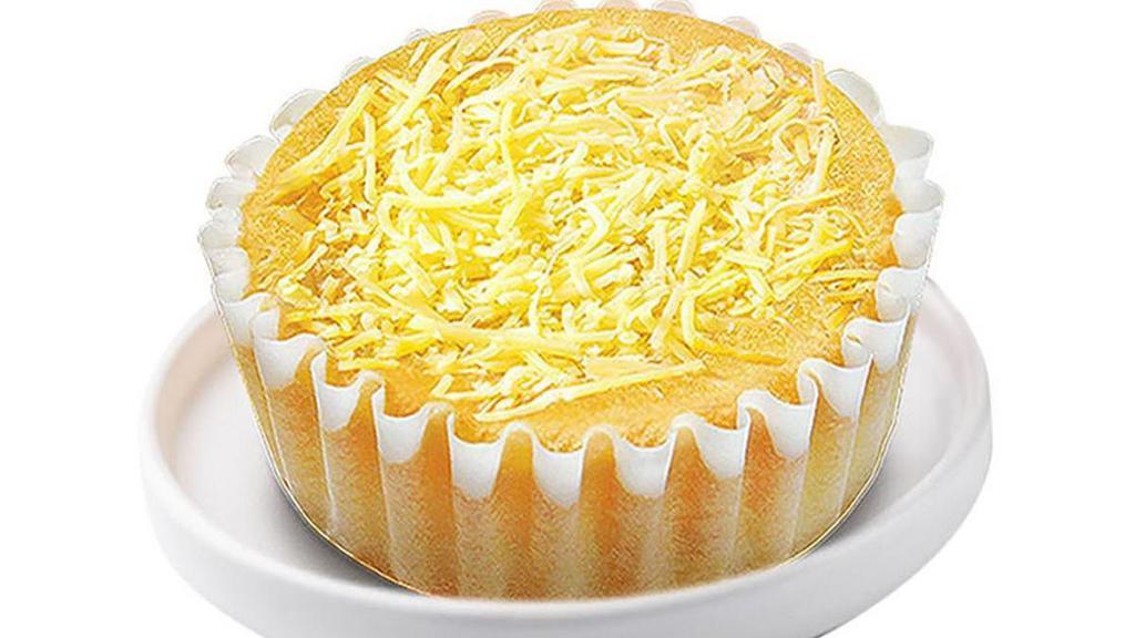 Cheesy Mamon · Our best-selling Butter Mamon topped with cheesy goodness.