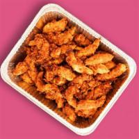 40 Nashville Hot Tenders · 40 Crispy chicken tenders that get twisted + tossed with our Nashville Hot sauce. Served wit...