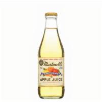 Martinelli's Sparkling Apple Juice · Martinelli's Sparkling Apple Juice in a 10oz Glass bottle