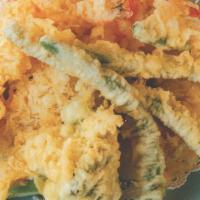 Vegetable Tempura · Served with Steamed Rice and Soup