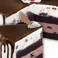 Tall, Dark & Delicious - Ready For Pick Up Now · Layers of moist Devil’s Food Cake, Sweet Cream Ice Cream with Brownies and Chocolate Ice Cre...