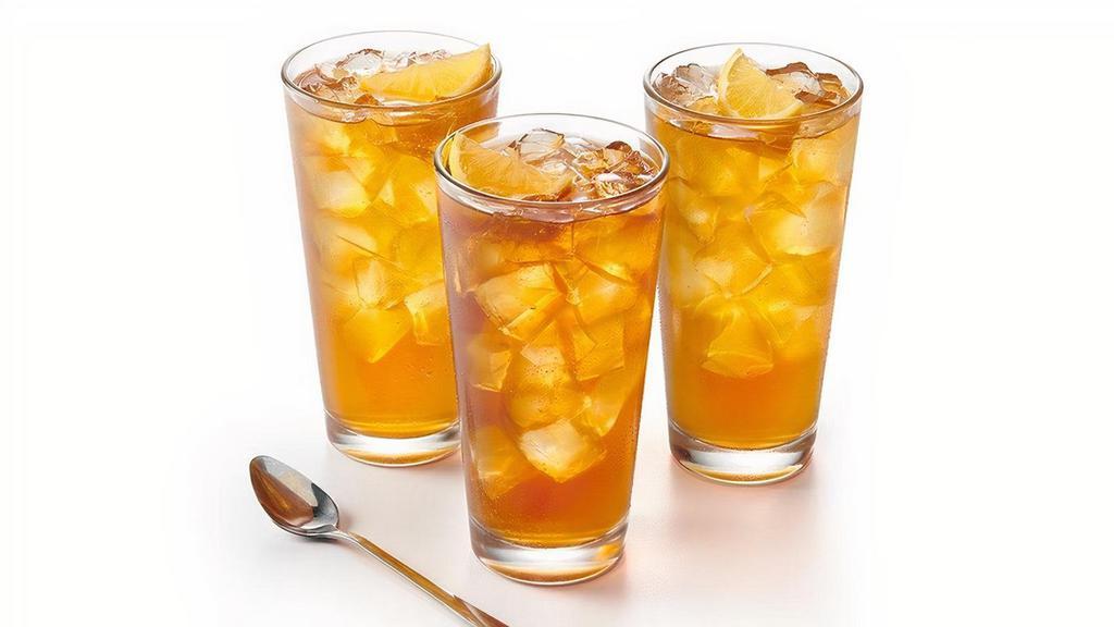 Flavored Iced Tea · Delicious fresh brewed iced tea in your choice of flavor. 30 oz.