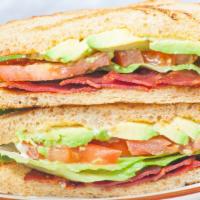 The A.B.L.T Sandwich · Avocado, bacon, lettuce, tomato and mayonnaise.