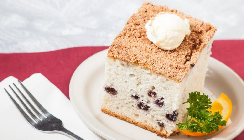 Our World-Famous Blueberry Coffeecake · 
