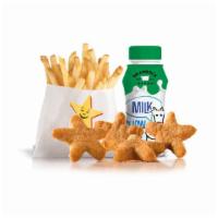 Chicken Stars™ Kid's Meal · 4pc. crispy star-shaped chicken nuggets with the choice of dipping sauce. Served with kid's ...