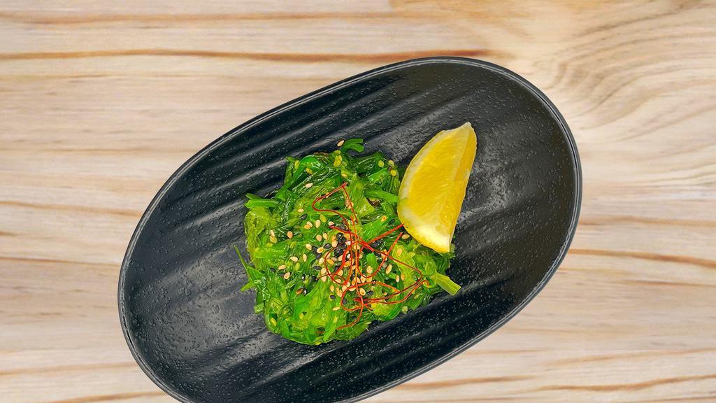 Wakame Salad (V) · Seaweed Salad, Sesame Seed.