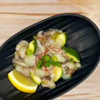 Tako Wasabi * · Wasabi Marinated Raw Octopus, Cucumber, Green Onion.
*Consuming raw or undercooked foods ori...