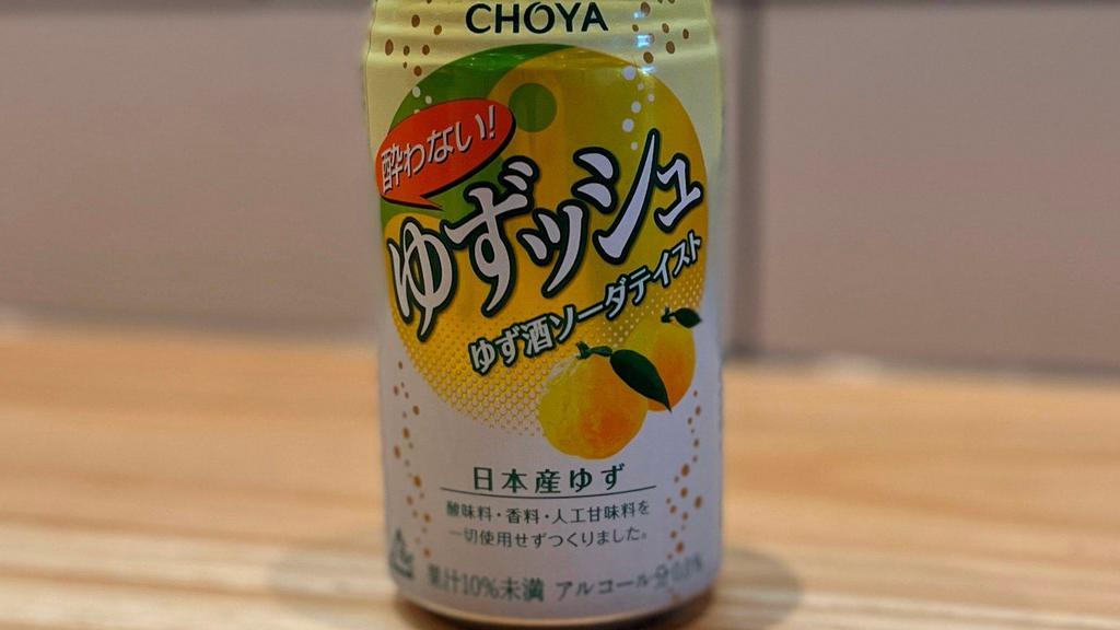 CHOYA Yuzu Soda · CHOYA Yuzu Soda Can