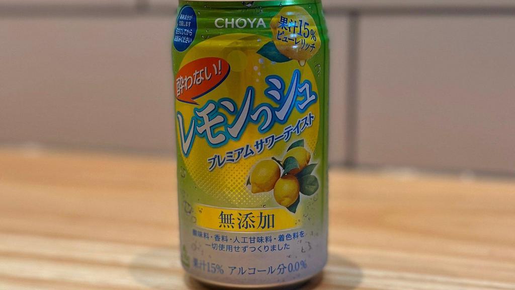 CHOYA Lemon Soda · CHOYA Lemon Soda Can
