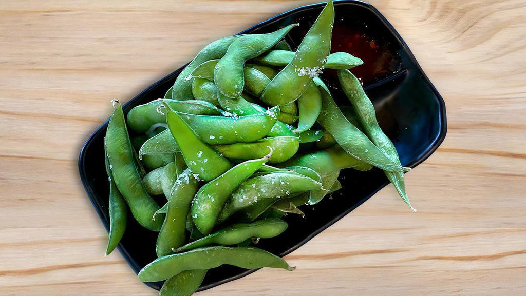 Edamame · Steamed Soybean, Salted, Sweet Chili Sauce.