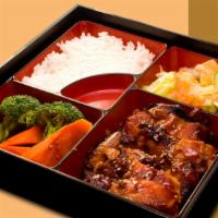 Teriyaki Chicken Box · Teriyaki Chicken with rice, vegetable & salad