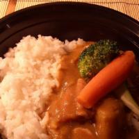 Curry Bowl · Curry with rice, vegetables & soup