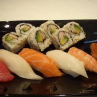Sushi Combo Deluxe · 6 Pcs Chef Choice Sushi + 6 Pcs California Roll