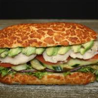 BSC Club - Roll · Turkey, Avocado, and choice of cheese with mayo, mustard, lettuce, pickles, tomatoes, pepper...