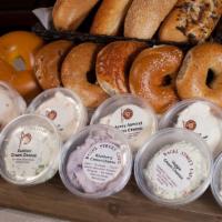 Bagel w/Flavored Cream Cheese · Fresh bagel of your choice with flavored cream cheese