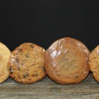 Fresh Made Cookies · Choices: Chocolate Chip, Snicker Doodle, Peanut Butter, or Oatmeal Raisin