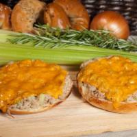 Tuna Melt · Tuna salad with melted cheese of your choice.
Cheese Choice: American, Cheddar, Swiss, Provo...