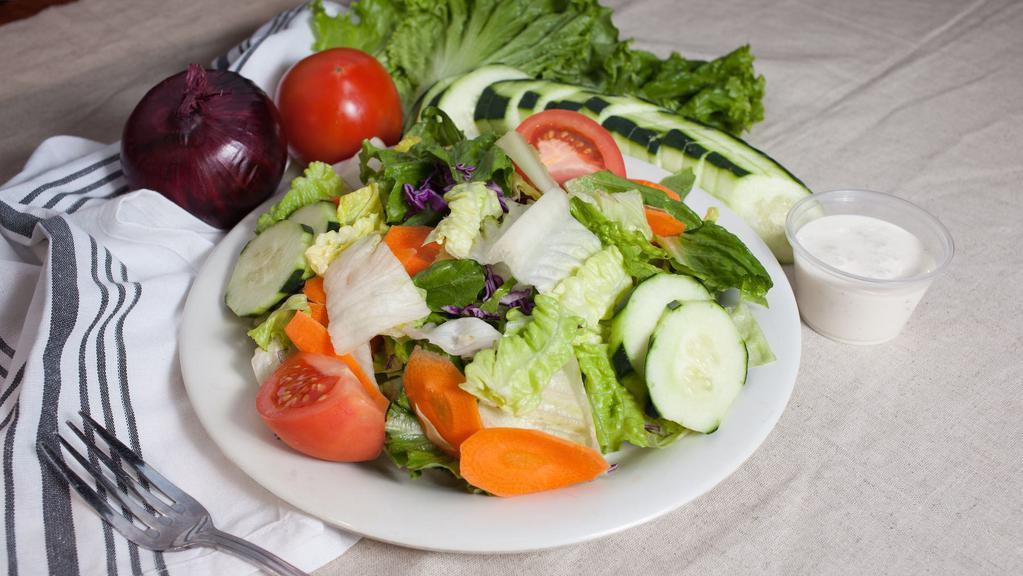 #24 – Garden Salad · Ranch or Italian dressing.