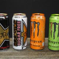 Energy Drinks · Monster, RockStar, RedBull, Bang, Sugarfree