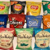 Chips · Selection of Miss Vickie's, Doritos & Lay's