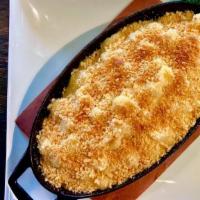 MACARONI & CHEESE · Baked Bread Crumb Topping
