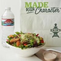 Salad Bag Lunch · Any Groovy Greens salad and a bottled water or canned soda. .