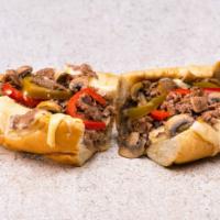 Motown Philly (Half) · Includes Sliced Mushrooms. Choice of hot peppers, sweet peppers and/or onions