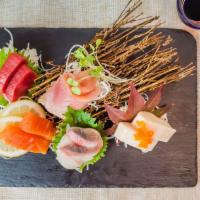 Sashimi Combination · 10 pieces of chef’s choice sashimi.