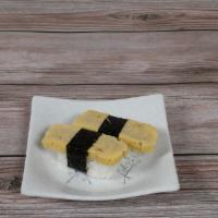 Tamago ( Japanese rolled omette) · Home made Japanese rolled omelette.