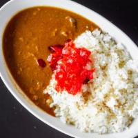 Japanese Curry Rice · Japanese Curry, Beef based, base is cooked for 8 hours.
come with Miso soup and Small house ...