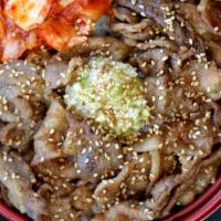 Pork Kalbi Bowl · Special Pork Belly Bowl marinated and cook with SHIMOFURI Special BBQ sauce
Come with Miso s...