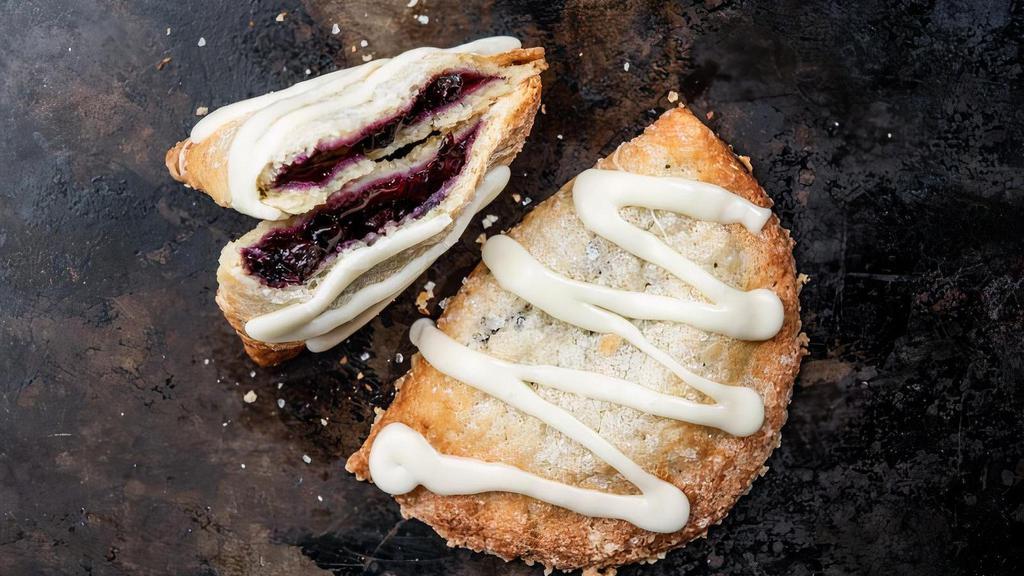 Blueberry Lemon Hand Pie · Sweet blueberries mixed with a touch of lemon zest and finished off with tart lemon frosting.