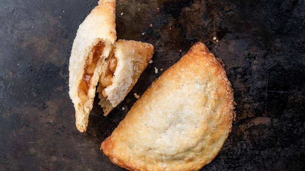 Cinnamon Apple Hand Pie · Our perfectly-cooked pie crust, filled with classic cinnamon apple filling. Don't fix what ain't broke.