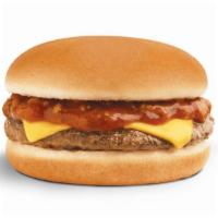 Chili Cheeseburger · A juicy 100% USDA all-beef hamburger patty grilled to perfection, topped with Wienerschnitze...