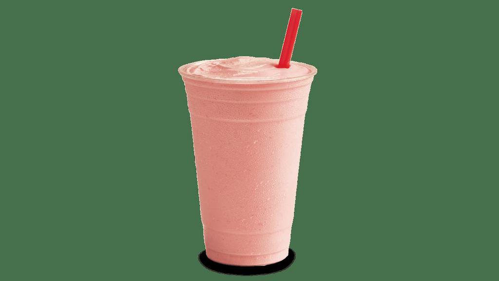 Tastee Shake Strawberry · Thick and creamy Strawberry Shake made with Tastee Freez Soft Serve.