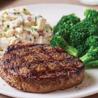 6 Oz. Top Sirloin* · Lightly seasoned USDA Select Top Sirloin* cooked to perfection and served hot off the grill....