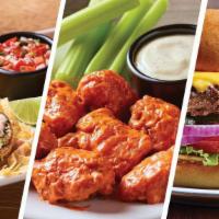 2 For $30 · Two Entrees + One Appetizer. (For menu item descriptions, please see the regular menu item)