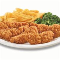  Premium Chicken Tenders Dinner · A new larger portion of five premium golden-fried chicken tenders with choice of dipping sau...
