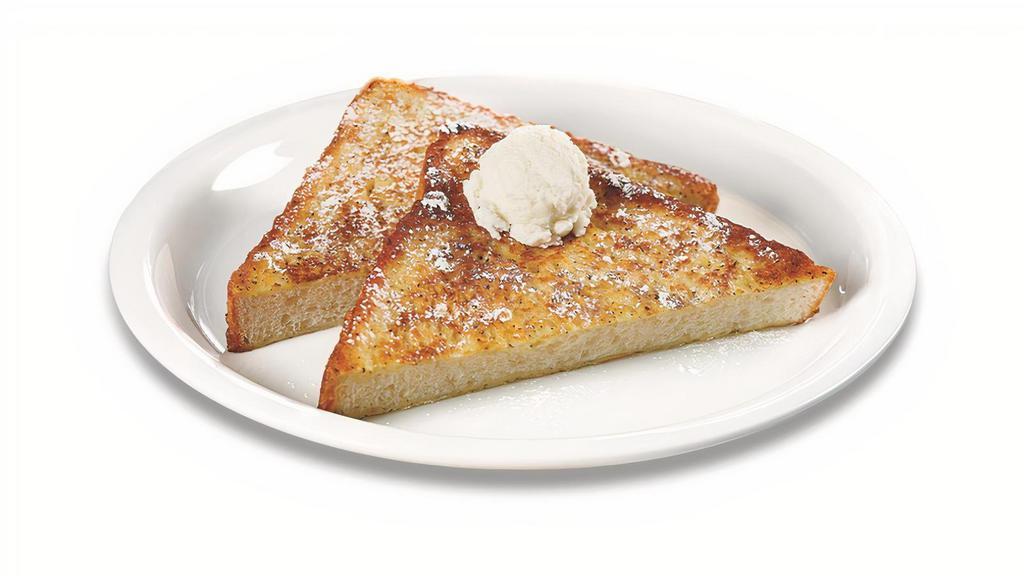 Slice Of French Toast · Sprinkled with powdered sugar.  .